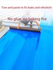 [Tool-Free Lightning Leak Repair] Self-Adhesive Color Steel Roof Tape, Peel & Stick, 3-Minute Fix! Typhoon & Corrosion Resistant, Essential For Rainy Season Emergencies.