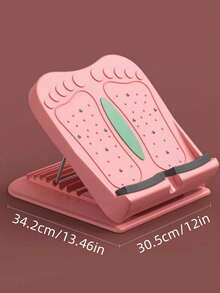 1件便携式折叠腿部拉伸板，小腿拉伸倾斜踏步器，瑜伽健身训练器材 - 粉色 - 查看 7