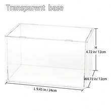 Hộp trưng bày acrylic lắp ráp sẵn - Kệ lưu trữ thẳng đứng phù hợp cho búp bê, đồ sưu tầm và tượng nhỏ - Hình lập phương trong suốt - Trong sáng - Xem 20