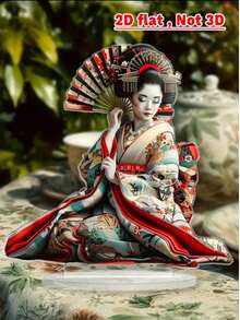 1 Rose Sacred Heart & Three Kings | Valentine's Day Gift, 2D Acrylic, Multi-Purpose Desktop Display, Suitable For Home And Office, Irregular Shape, Frameless. - Multicolor - View 4