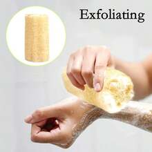 1/2 miếng bọt biển xơ mướp tự nhiên, dụng cụ chà rửa cơ thể và lưng mạnh mẽ, thích hợp cho nam và nữ sử dụng trong spa, làm đẹp, tắm rửa hàng ngày, phụ kiện phòng tắm, tẩy tế bào chết, dụng cụ thoa sữa tắm, đồ dùng tắm, đồ dùng cho trường học, ngày lễ tình nhân, đồ dùng cần thiết cho ngày lễ, rửa chén, kích thước ngẫu nhiên. - Nhiều màu - Xem 4