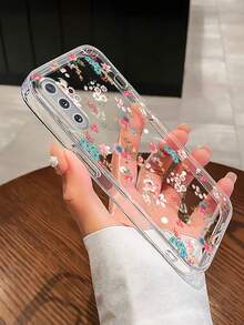 Coques de téléphone haute résolution et entièrement transparentes pour Samsung Galaxy Note 10 Pro, Note 10 Plus, Note 20. Coque de protection intégrale ultra-fine à motif floral frais, fabriquée en matériau souple. - Transparent - Voir 2