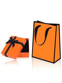 一套首饰礼盒和纸袋，包含手链、耳环、戒指、项链等饰品，带盖礼盒，适合女性礼物、收纳整理、旅行必备、宿舍返校用品、居家生活、首饰盒整理器。 - 彩色 - 查看 9