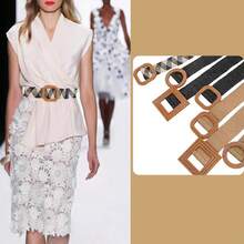 4pcs Solid Color Retro ABS Plastic (ABS Resin) Square Woven Texture Buckle, 3-Prong Buckle, Suitable For Coats, Dresses, Suits, All Year Round - Multicolor - View 2