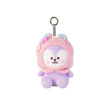 12厘米BT21樱花系列毛绒钥匙扣 - 可爱坐姿毛绒娃娃挂件，非常适合装饰包包！这些迷人的K-POP明星周边产品也是送给其他粉丝的绝佳礼物。 - 彩色 - 查看 18