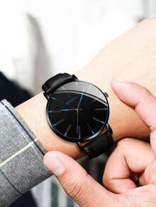 4件套男士时尚商务休闲指针石英表，适合男士佩戴，配有时尚手链、吊坠项链和戒指套装，适合作为男士生日/节日礼物，也非常适合返校、聚会和旅行等日常生活场合。生日礼物、毕业季礼物、圣诞节礼物、送给家人和朋友的礼物。