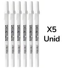 White Gelly Roll Ghost Magic Pen Kit For Eyebrow Design And School Drawings - 5個單位 - 查看 10