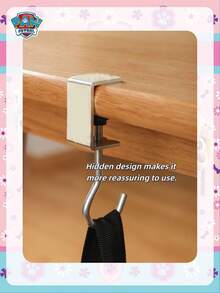 Paw Patrol 1/2/4个装汪汪队主题墙钩，承重20公斤，金属材质，无需钻孔，桌面侧边收纳挂钩，宿舍书桌挂钩，最佳节日礼物，派对装饰，完美派对装饰，家居装饰，情人节房间装饰，生日庆祝的理想朋友礼物，纪念品，女士纪念品，可爱美学，情人节礼物，装饰品，家居装饰，情人节礼物