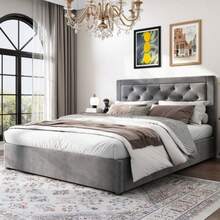 Bed Frames - Grey - View 3
