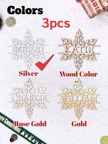 1/3/5 Stück personalisierte Holz Weihnachtsornamente, personalisierte Namensanhänger, Weihnachtsdekoration, personalisierte Weihnachtsornamente, individuelle Weihnachtsbaum Dekoration, Holz/Acryl Dekoration, Geschenkanhänger, Ihr Logo Multifunktional, ornamental exquisit, stilvoll, niedlich, Holz/Acryl Dekoration, Weihnachtsfiguren, Weihnachtskugeln mit Namen, Laser geschnittenes Namensschild, persönliche Geschenkanhänger, Weihnachtsanhänger, Erste Weihnachten, Weihnachten 2025 Feiertage, personalisierte Ornamente 2025