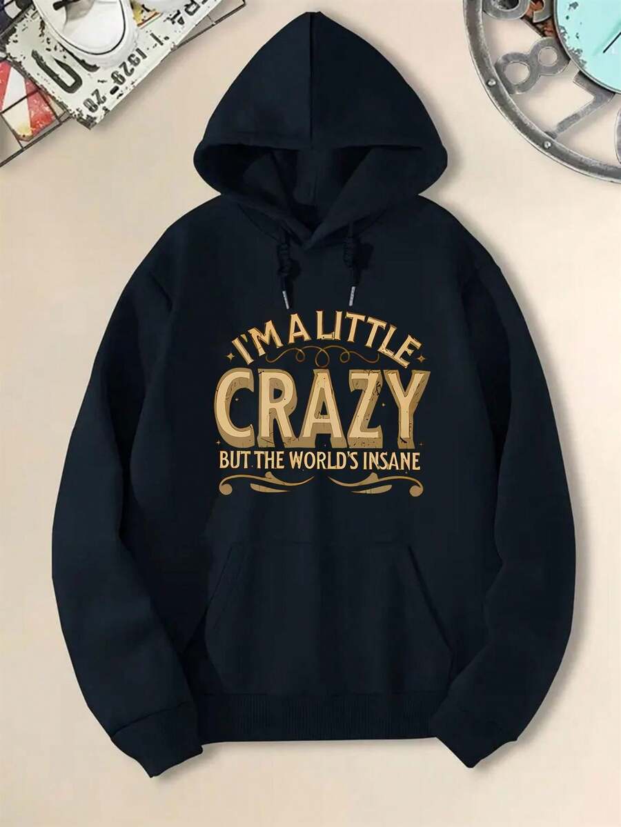 Basic Daily Spring And Autumn Womens Hooded Sweatshirt,Loose And Versatile,Casual Y Pullover,Loose Fit,Breathable And Comfortable,Casual,Hood With Drawstring Design,Lightweight And No Burden For Layering,And Durable,Street - Default - View 1