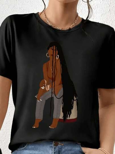 Camiseta de manga corta casual para hombre y mujer con tops moda, letras gráfico, estampado modern, impresión, redondo,deportiva, verano, para hacer ejercicio, correr, ropa de pareja para equipos,para uso diario, salir, ocio, deportes, escorts, viajes, reuniones familiares y otras ocasiones de estilo Streetwear, Hip Hop, Rock y Rap