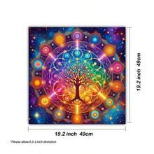 1 st tarotduk sol och måne spådom altarduk livets blomma natthimlen tarotduk astrologi universum gyllene stjärna tarotmatta - Svart - Visa 9