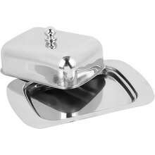 1 Stück Edelstahl Butterdose mit Deckel, große Käsebox, Butterschale, Butterbehälter, Käseaufbewahrung mit Griff, geeignet für Küchentheke & Kühlschrank - Butterdose - Übersicht 12