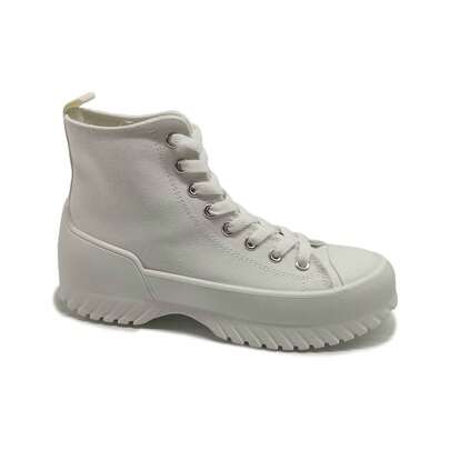 Women's Fashion Casual Sneakers, Comfortable Flat Non-Slip Versatile Durable Daily Commute Suitable For College Students, High-Top Casual Shoes