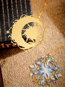 Vintage Art Metal Bookmark Gold Chain Ideal Gift For Literature Lovers Writers Teachers Classroom Office Decoration - Multicolor - View 6