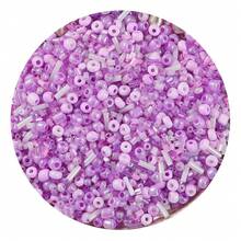 1500颗/30克混合工艺珠，玻璃米珠，管珠，1.5-4.5毫米小散珠，适合DIY首饰制作，如手链、项链、耳环等。 - 混色米珠-30克 - 查看 10