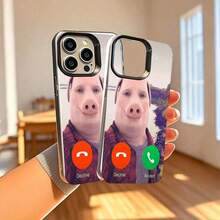 1 John Pork TPU White Black Phone Case Suitable For IPhone 11/12/13/14/15/16/17 Pro Max/Plus - màu đen - Xem 5