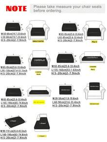 Jacquard Weave Slipcover Stretch Material Sofa Seater Cushion Cover Solid Color Sofa Cover - Beige - View 3