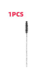 7 Pairs Natural Look False Eyelashes, Transparent Stem, Lightweight & Fluffy, Soft Faux Mink Material, Makeup Eyelash Extensions - Black - View 11