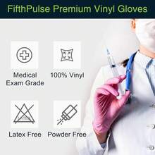 100/50/4pcs/Pack (No Box), Disposable Nitrile Multi-Purpose Gloves. Sizes: S, M, L, XL. Durable, Waterproof, Thickened, Suitable For Household Cleaning. Also Applicable For Kitchen, Bathroom, Cleaning, Tattoo, Beauty Care, Hair Coloring, Painting, Outdoor Travel, Household Tools, Pet Care, Hair Salon And Cleaning Supplies, Etc. - Pink - View 4