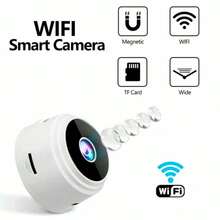 1个/2个1080P高清智能迷你无线网络摄像头，支持2.4G WiFi，广角监控和远程查看，家用安防监控摄像头