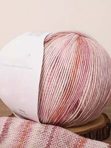 1包-50克渐变色马海毛纱线，柔软单股纱线，适合手工编织围巾、帽子、毯子 - 彩色 - 查看 10