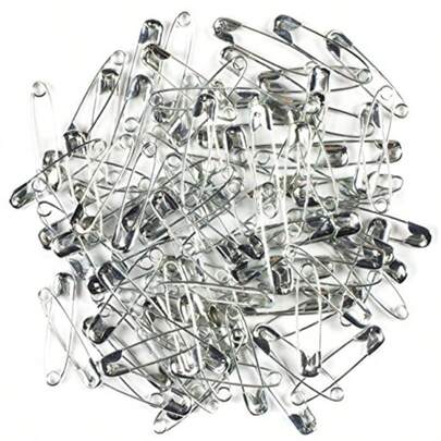 DIY 32030 1 Inch Safety Pins 1 SILVER For Crafting And Sewing Projects Durable Silver Finish With Secure Closure Ideal For Jewelry Making Costume Design And Home Decor Applications Perfect For Creative DIY Enthusiasts Seeking Reliable Fastening Solutions