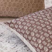 Foindtower Set Of 2 Decorative Vintage Floral Print Throw Pillow Covers Neutral Modern Farmhouse Cushion Covers Boho Home Decor For Sofa Couch Chair Bedroom Living Room,20*20 Inch,Brown - ColorI - 查看 3