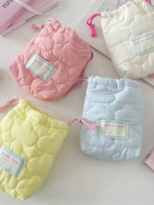 Urocza kosmetyczka ze ściągaczem, woreczek do przechowywania aparatu/filmów CCD, organizer na kosmetyki podróżne, torebka - Wielokolorowe - Zobacz 8