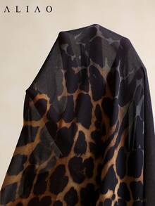 Aliao High-End Leopard Print Long Sleeve Shirt, Suitable For Spring/Summer Vacation, European Style, Bohemian Retro, Singles Party, Back To School, Holiday , Well-Crafted, Women's Easter, Rave Music Festival, Concert , Women's Brunch , Bohemian Style - Multicolor - View 9