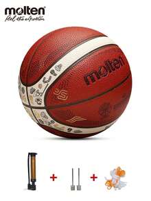 1 quả bóng rổ chuyên nghiệp Molten size7 kèm bộ bơm, chất liệu da PU đàn hồi cao, chống trượt, chống mài mòn, dùng cho nam nữ, thanh thiếu niên, thể thao trong nhà/ngoài trời, luyện tập, thi đấu, trò chơi ở trường và trò chơi bãi biển, quà tặng hoàn hảo cho sinh nhật, trở lại trường và Giáng sinh - Nhiều màu - Xem 3
