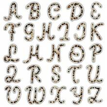 26pcs Leopard Print Letter Embroidery , Ironed Or Sewn, Leopard Print Letter Patch Stickers, DIY Jeans, Jackets, Backpacks, Baseball Caps, Mother's Day Gifts, Christmas Gifts, Easter Gifts - Multicolor - View 5