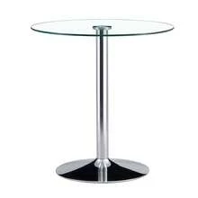 Set: 89cm Glass Table + 2 Height-Adjustable And Swiveling Footrests. Transparent Appearance . 360° Rotation . Versatile. Creates Visual Width And Saves Space. Available In Silver And White.