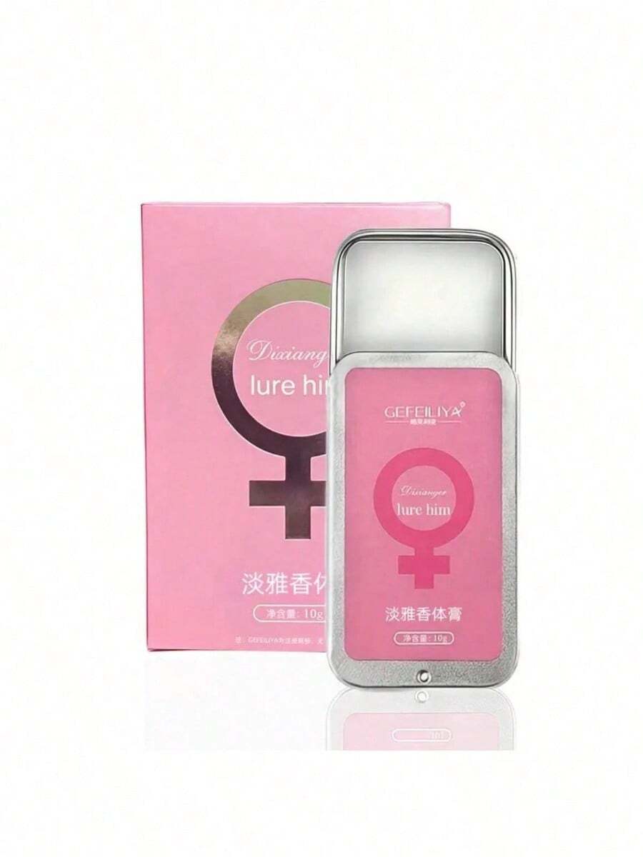 10g Perfume sólido de feromonas para mujeres y hombres, bálsamo sólido refrescante y duradero, perfume para citas y la vida diaria-Regalo de navidad - rosa 10g - Ver 1
