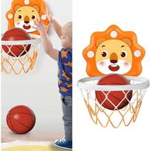 Tablero De Basquetbol, aro de Baloncesto para Interiores Canasta De Basketball Aro De Basquetbol Tablero de Baloncesto Colgante para Puerta y Pared Juegos Exteriores - Naranja - Ver 8