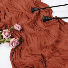 One Table Runner, Made Of Semi-Transparent Fabric, Suitable For Occasions Such As Weddings, Birthdays, And Bridal Showers.