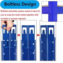 JAOSY Garage Integrated Storage Racks - Mavi - Görünüm 3