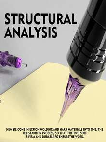 Gold Plume 10pcs Upgraded Tattoo Ink Cups, Professional Design, Smooth Ink Flow, Easy To Use, High Quality, Suitable For All Mainstream Tattoo Machines - Purple - View 6