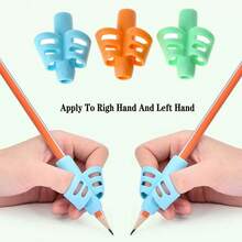 Pencil Grips For Kids Handwriting Pencil Gripper Pencil Holder Posture Correction Training Writing AIDS For Preschooler Kids Toddler Children Special Needs Random Color