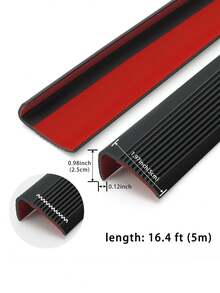 Self-Adhesive PVC Stair Edge Protector, Anti-Slip Stair Corner Decorative Strip, Stair Edge Anti-Slip Sticker, Peel And Stick Anti-Slip Strip, Stair Tread Decorative Strip - Multicolor - View 4