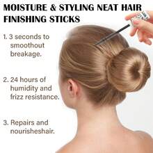 Good Behavior Frizz And Flyaway Lightweight Gel Hair Taming Wand - 黑色兩件套 - 查看 5