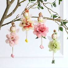 1pc New Spring Artificial Flower Angel Fairy Creative Pendant, Suitable For DIY Home, Holiday And Party Decoration. Applicable For Indoor And Outdoor Garden, Living Room. Ideal For New Year, Valentine's Day, Mother's Day, Easter, Wedding Decoration, And Also A Perfect Birthday Or Anniversary Gift. - Multicolor - View 9