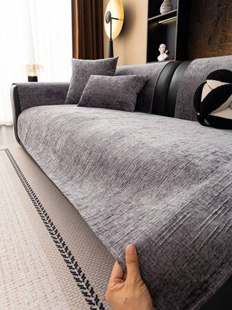 1 st. soffkuddfodral i klassisk stil, husdjursvänligt reptåligt soffskydd, maskintvättbar heminredning lämplig för L-formad kombinationssoffa och 1/2/3/4-sitssoffa (säljs separat), året runt