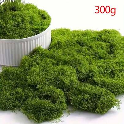 زينة عشب اصطناعي، 40/100/200/300 جرام، بوليستر نباتات بونساي وديكور مصغر، هدايا رمضان وديكور حديقة خارجية، مثالي لديكور الربيع في الفناء والمنزل