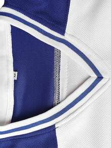 男士冰球球衣 30 白色 V 领长袖刺绣运动衫 春季冰球球衣 - 白色 - 查看 5