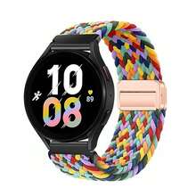 适用于 Garmin Venu 4/3/2/Sq 2/Forerunner 255/265/245/955/Vivoactive 4/4S 的 18/20/22 毫米弹性尼龙表带（男女通用），适用于 38/40/41/42/44/45/49 毫米 Series 9/8/7/SE 2/Ultra 2 的运动弹性表带 - 糖果色 - 查看 14