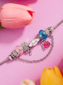 SANRIO 1 chiếc vòng tay hoạt hình Melody/Hello Kitty/Pompompurin/Kuromi dễ thương, thích hợp đeo hàng ngày, làm quà tặng cho bạn bè - Nhiều màu - Xem 9