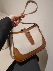 Nueva bolso cruzado y pequeño y estilo retro para dama, adecuado para uso diario de mujeres, bolso de hombro, bolso inspirado en el estilo retro para mujer - Marrón - Ver 10