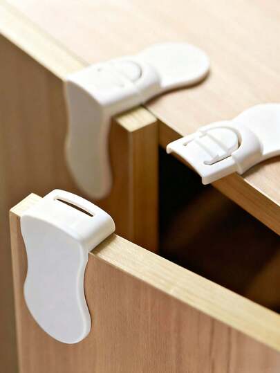 12/6pcs Baby Safety Cabinet Lock, Child Safety Refrigerator And Drawer Lock